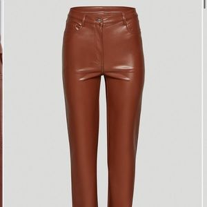 DO NOT BUY RESERVED Aritzia Wilfred Melina pants Cognac size 00